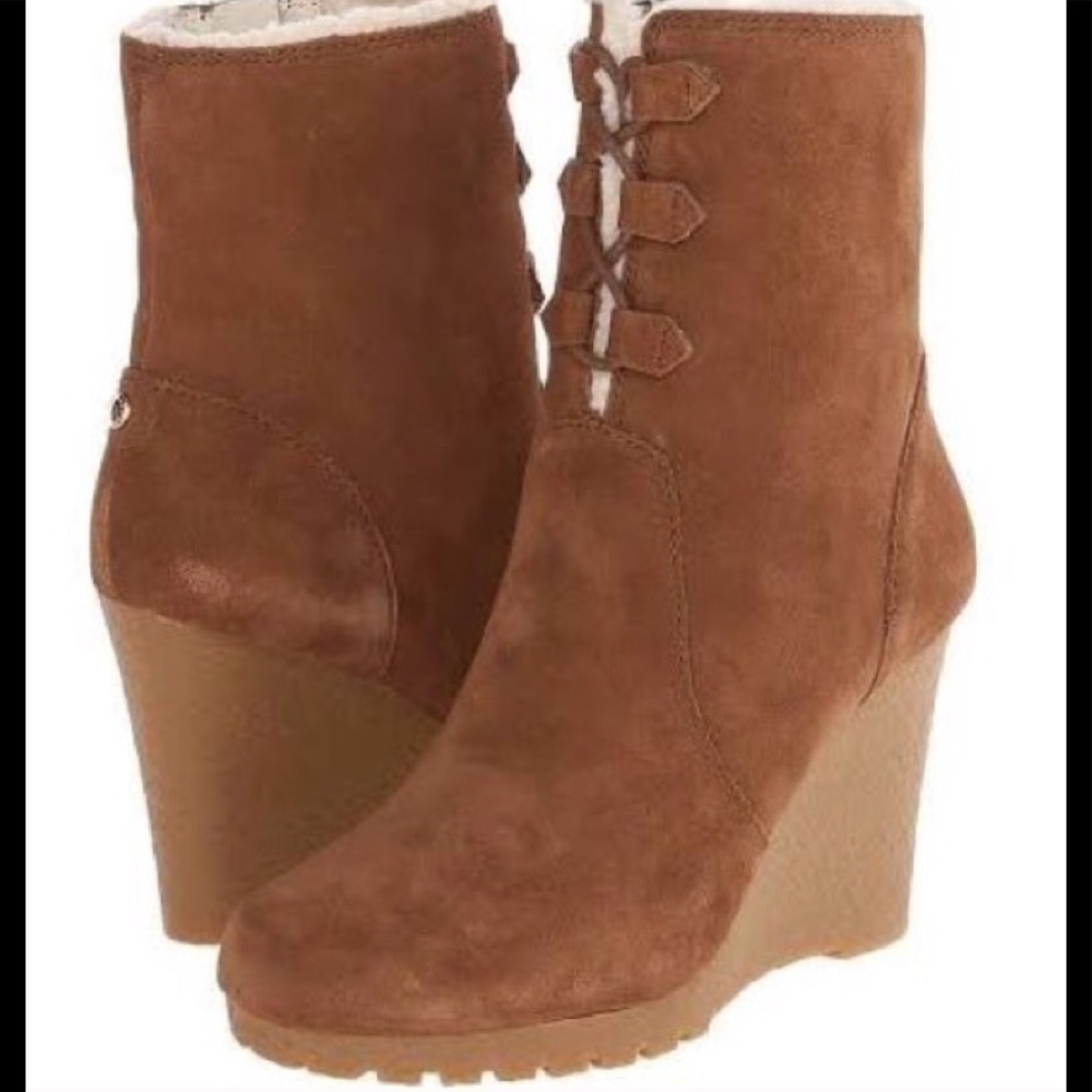 Michael Kors Shearling Booties Size 7.5